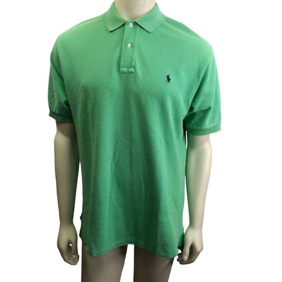 POLO BY RALPH LAUREN MENS SHIRT GREEN SZ M - Picture 1 of 5